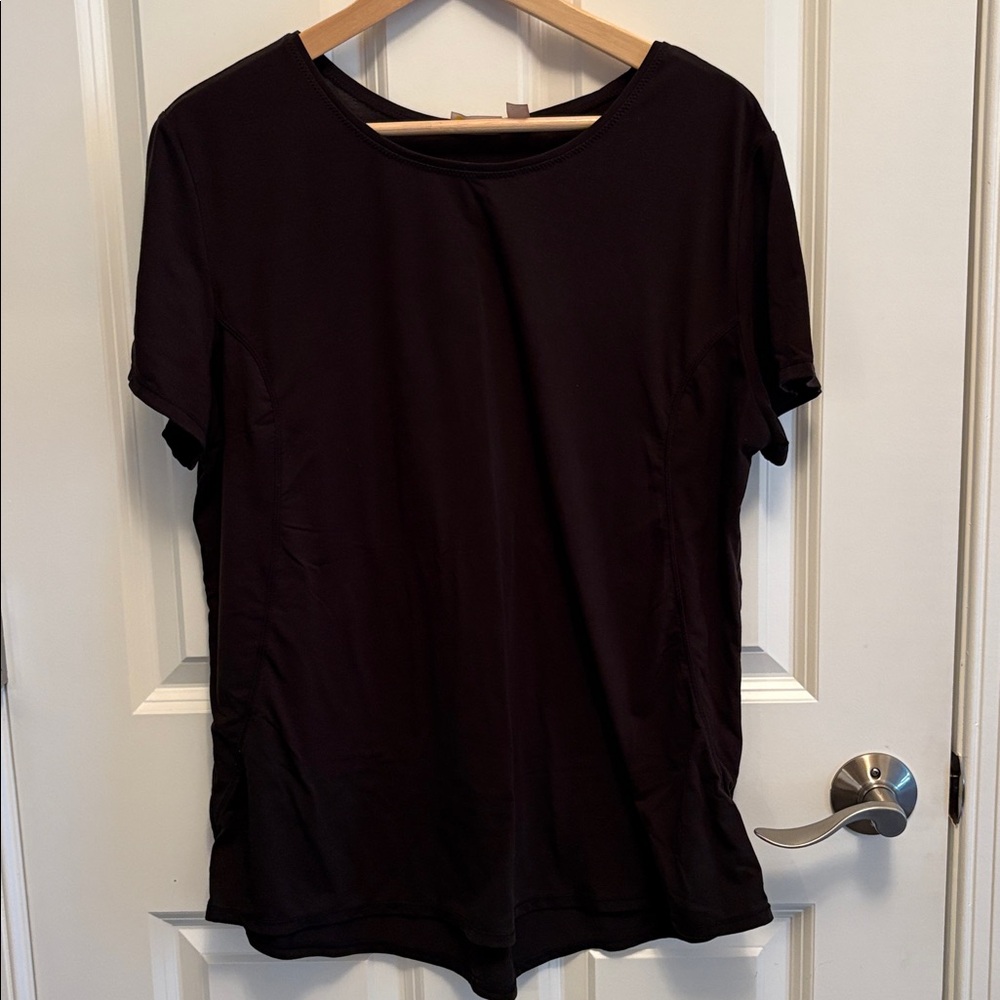 Zella Black Short Sleeve Tee
